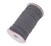 Banda elástica plana de 5 mm, cordón elástico resistente y duradero de 50 m para costura, manualidades, reparación de ropa, fabricación de pelucas y accesorios, cuerda elástica fuerte y flexible