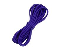 Banda elástica redonda de 10/20 metros, 4 mm, cordón de goma colorido para el cabello, cuerda elástica para ropa, cinturilla, suministros de costura y manualidades.(Purple,20Meters)