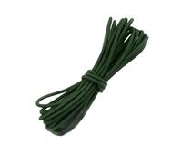 Banda elástica redonda de 10/20 metros, 4 mm, cordón de goma colorido para el cabello, cuerda elástica para ropa, cinturilla, suministros de costura y manualidades.(Army green,20Meters)