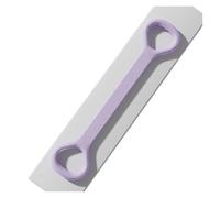 Banda Figura 8 Banda elástica de Silicona for Yoga y Deporte, con Tensor 8 Puntos, Espalda Abierta Soporte for Hombros. Ideal for Gimnasio hogar(Purple 20LB)