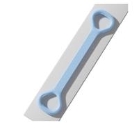 Banda Figura 8 Banda elástica de Silicona for Yoga y Deporte, con Tensor 8 Puntos, Espalda Abierta Soporte for Hombros. Ideal for Gimnasio hogar(Blue 20LB)