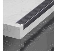 Banda for bordes de suelo, material de aleación de aluminio, banda de transición for huecos, banda for umbrales, adecuada for salones y oficinas, longitud 0,9 m.(Gray,30 * 20mm)