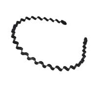 Banda for el cabello de Metal a la moda for hombres y mujeres, diadema deportiva con aro for cabeza ondulada negra Unisex, accesorios for(Style 12)