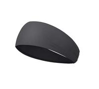 Banda for el pelo deportiva for hombre y mujer, elástica, for gimnasio, fitness, correr, yoga, transpirable, de secado rápido, absorbente Cinta Pelo Deporte(DARK GRAY)