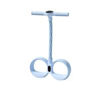 Banda inteligente resistente al pedal, recortadora de abdomen de 6 tubos, dispositivo de ejercicio de pedal ajustable con asas cómodas, equipo resistente, herramienta de entrenamiento con agarre