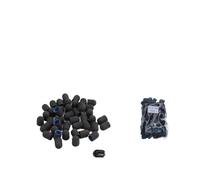 Banda lijadora uñas 50 Uds. Con mandril pedicura manicura eliminar la piel muerta pulido cuidado de los pies limpieza cutícula Accesorios para Pulir(10-15Black180)