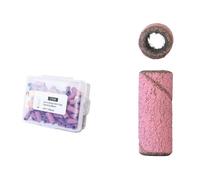 Banda lijadora uñas For taladro de uñas, Mini lima de banda de arena, pulido de uñas, limpieza de cutículas, sin broca de mandril de acero inoxidable para Pulir(Pink 240(100PCS))
