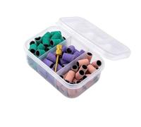 Banda lijadora uñas Máquina de manicura y pedicura, cabezales de molienda, brocas for quitar esmalte de Gel para Pulir(Grit75pcs)
