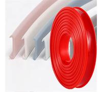 Banda para bordes de muebles en forma de U, Bandas de borde autoadhesivas la TPE forma U for protección los muebles multicolor 9-40m m 5M(Red,28mm)
