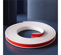 Banda para bordes de muebles en forma de U, Borde de banda TPE autoadhesivo en forma U, 32,8 pies, multicolor, 9-40 mm(White,28mm)