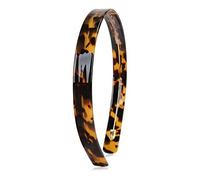 Banda Para El Cabello De Las Señoras Diadema De Placa De Acetato, Horquilla Femenina Simple Con Dientes, Accesorios Para El Cabello Para Adultos-Carey Profundo