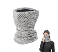 Banda para el cuello de hombre para invierno - Bufanda cortavientos y cubre cara - Bufanda térmica a prueba de viento para el cuello - Para ciclismo, montañismo, camping, senderismo, correr