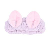 Banda para el pelo con orejas de gato, diadema bonita de tela suave para mujer, lavado de cara, maquillaje, Spa, Yoga, ejercicio, el mejor regalo para los amantes de los gatos (Orejas de gato