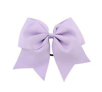 Banda para el pelo grande con lazo elástico, adornos decorativos para coleta, accesorios multicolor violeta