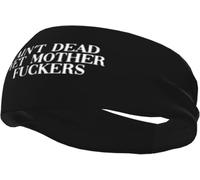 Banda para el Sudor Ain't Dead Yet, de Secado rápido, Ideal para Yoga, para Hombres y Mujeres