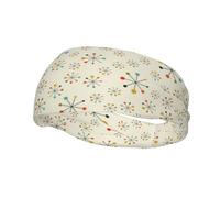 Banda para el sudor deportiva unisex para adultos con estampado moderno retro Diademas deportivas versátiles Diadema que absorbe la humedad