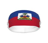 Banda para El Sudor para Hombres Y Mujeres - Bandas Deportivas Que Absorben La Humedad Banda Elástica para El Cabello con Estampado De La Bandera De La República De Haití