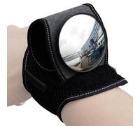 Banda para espejo retrovisor de muñeca para bicicleta - Vidrio de visión Giratorio de 360 grados, descripción general del tráfico Accesorios deportivos Soporte para brazo ergonómico