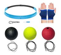 Banda Para La Cabeza Con Pelota De Boxear Juego De Reaccion Con Casco