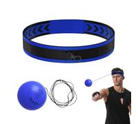 Banda para la cabeza con pelota de boxeo, entrenamiento de reflejos, entrenador de pelota, fácil de montar | Equipo de coordinación de mano para principiantes