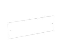 Banda para umbral de silla de acrílico transparente 60 x 14 cm - Protector de pared y pared acrílica 3 mm, instalación con tacos, ideal para salas de espera y mesas y escritorios oficina