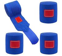 Banda para - Vendaje elástico para piernas - 4 Unidades Flexibles y para Entrenamiento, recuperación, excursión a Caballo, Eventos, ecuestres, equitación, Uso Diario Cuidado