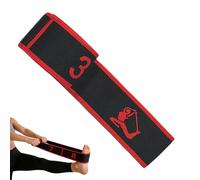 Banda Resistencia Numerada, Banda Elástica Fitness Entrenamiento 90x4x0.2cm Poliéster Algodón Látex, 8 Secciones con Guía Posturas Asanas para Yoga Estiramiento Pilates, 60g 35.43x1.57x0.08 Pulgadas
