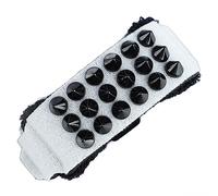 Banda Silenciosa para Guitarra, Amortiguador de Cuerdas de Guitarra a Prueba de Arañazos de Algodón Puro que Disminuye la Luz para Rendimiento (Blanco (18 cm/7,1 pulgadas))