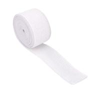 Banda suave Bandas elásticas de 5 metros ancho y 10-60 mm, banda goma elástica, bandas negras for suministros oficina(White,50mm)