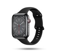 Banda suave fina para modelos de Apple, Apple Watch SE 1 (44mm), Silicona Metal