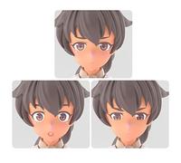 BANDAI 30MS - Opción Face Parts Juego de expresión Facial 6 (Color C) - Kit de Modelo