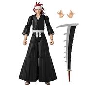 BANDAI Anime Heroes Bleach Figures Abarai Renji Figura de acción articulada de Anime con Brazos y Caras Intercambiables, Figuras de acción Bleach, 17 cm