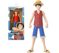 Bandai - Anime Heroes - Figura Anime Heroes Mega 30 cm Luffy - Figura articulada Grande Luffy - Licencia Oficial de One Piece - Juguete Infantil de 4 años y + - 38331