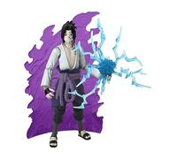 BANDAI Anime Heroes Naruto Figura de acción de Sasuke Uchiha | Figura de Sasuke Uchiha de 17 cm con Manos y Accesorios adicionales | Naruto Shippuden Anime Figuras de acción para niños y niñas