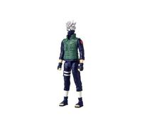 Bandai - Anime Heroes - Naruto Shippuden - Figurine Anime Heroes Kakashi Hatake Mega 30cm - Licencia Oficial Naruto - Gran Figura articulada Kakashi - Juguete para niños 4 años y + - 38153