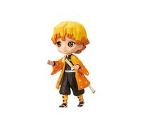 BANDAI - Banpresto BP18603 Figura Q Posket Zenitsu Demon Slayer: Kimetsu No Yaiba 7 cm, Multicolor
