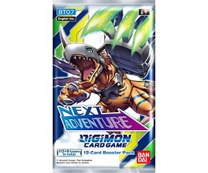 BANDAI BCL2602498 - Digimon Card Game: Booster - Next Adventure BT07, Edad 6+, 2 jugadores, Tiempo de juego 10 minutos, Multicolor, Pack de 12 x Card Game: Booster