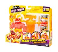 Heroes of Goo Jit Zu Bandai Figura de Accion - Hero Creator, CREA tu Propia Figura del Gran Blazagon y desata Las Posibilidades¡Estruja y Estira! Multicolor CO42785
