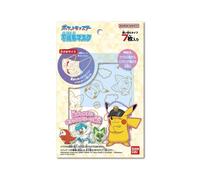 Bandai - Children's Non-woven Fabric Mask - 7 paquete - Pokémon
