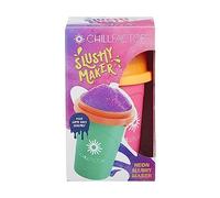 BANDAI - CHILLFACTOR CO07722 Color Rosa Neón - Juguete de Cocina - Máquina para Hacer Granizados con Vaso Reutilizable y Pajita, Juguete Familiar. Perfecto para Regalos.