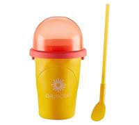 Bandai Juguete ChillFactor CO07950, máquina de granizado con vaso reutilizable y pajita, Amarillo