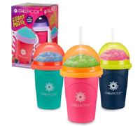 Bandai Chillfactor - Taza de Granito con Paja, Color Aleatorio, Vendido por Unidad, fabricación de Helados caseros - Taller de Cocina Creativa para niños 3 años o más - Atelier Granita