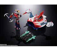 TAMASHII NATIONS Chogokin UFO Robo Glendazer Deluxe Glendizer & UFO Spazer, aprox. 135 y 120 mm, figura de acción prepintada de ABS y PE