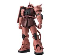 BANDAI CO. LTD Ms-06s zaku II chars Custom Ver a.n.i.m.e. Figura 12,5 cm Mobile Suit Gundam Robot Spirits