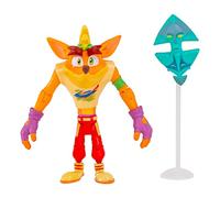 BANDAI Crash Bandicoot - Figuras de acción Retro con máscara | Juguete Retro de 11 cm con máscara y Accesorios de Soporte | Verde, Morado, Rojo