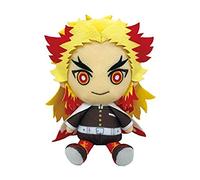 BANDAI Demon Slayer Kimetsu no Yaiba Chibi Plush Peluche 15cm, Sunrise (Kyojuro Rengoku)