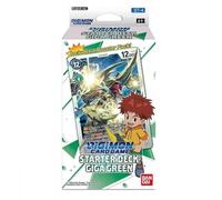 BANDAI- Digimon Card Game-Starter Deck 04 GIGA Green Cromos, Cartas coleccionables y Accesorios, Multicolor (185549)