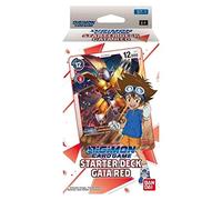 Bandai - Digimon Card Game: Starter Deck - Gaia Red - Juego de Cartas coleccionables