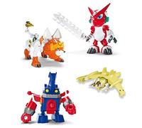 Bandai Digimon - Pack 4 Figuras Digifusion