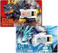 BANDAI Digimon Volcanic Beat & Blizzard Fang Dim Cards | Expansión para el Reloj Vital Bracelet Fitness Tracker | Entrena y Lucha contra Tus Amigos, Multicolor (NT58680)